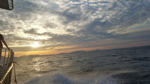 sunrise on the Mediterranean